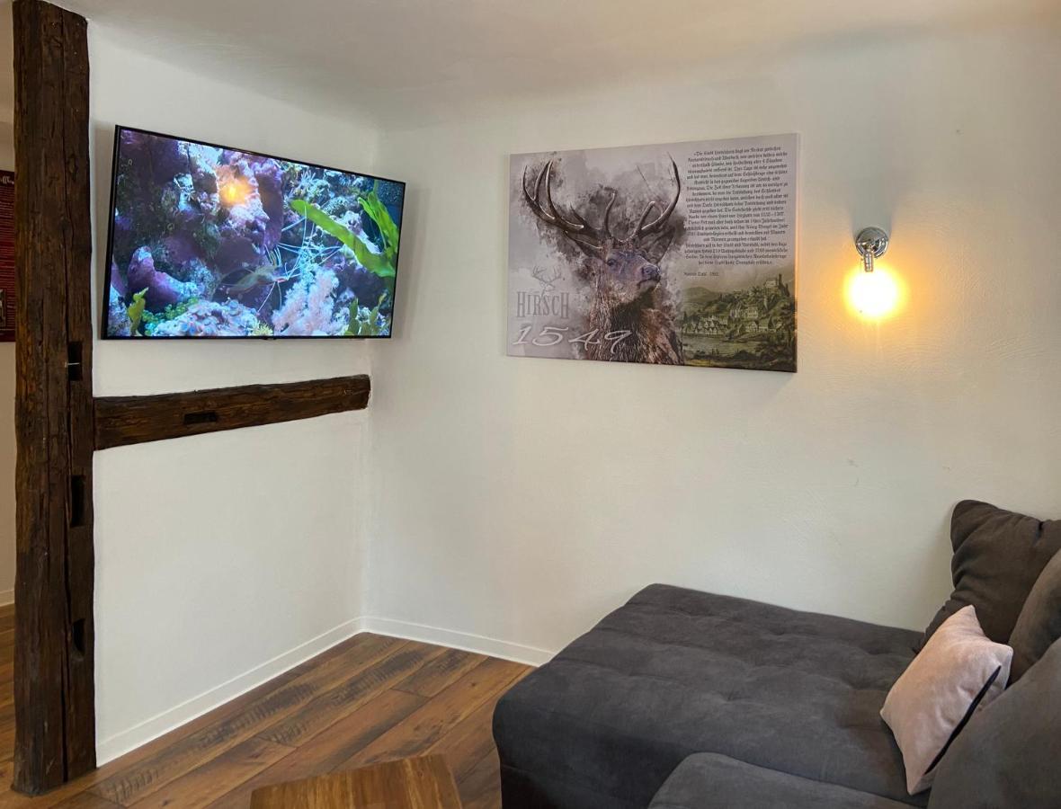 Appartement Schlossberg, Gasthaus Hirsch Hirschhorn Dış mekan fotoğraf