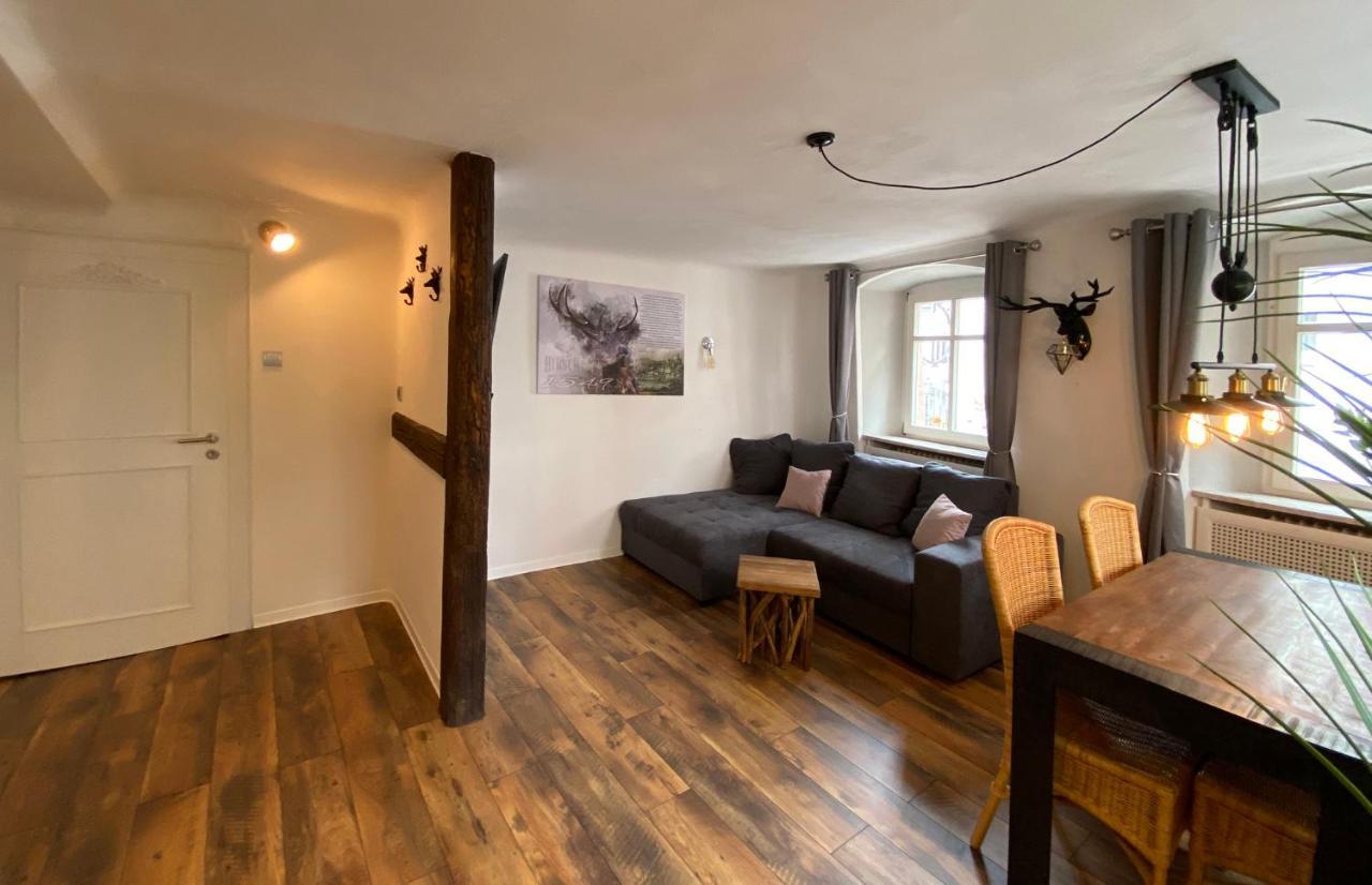 Appartement Schlossberg, Gasthaus Hirsch Hirschhorn Dış mekan fotoğraf