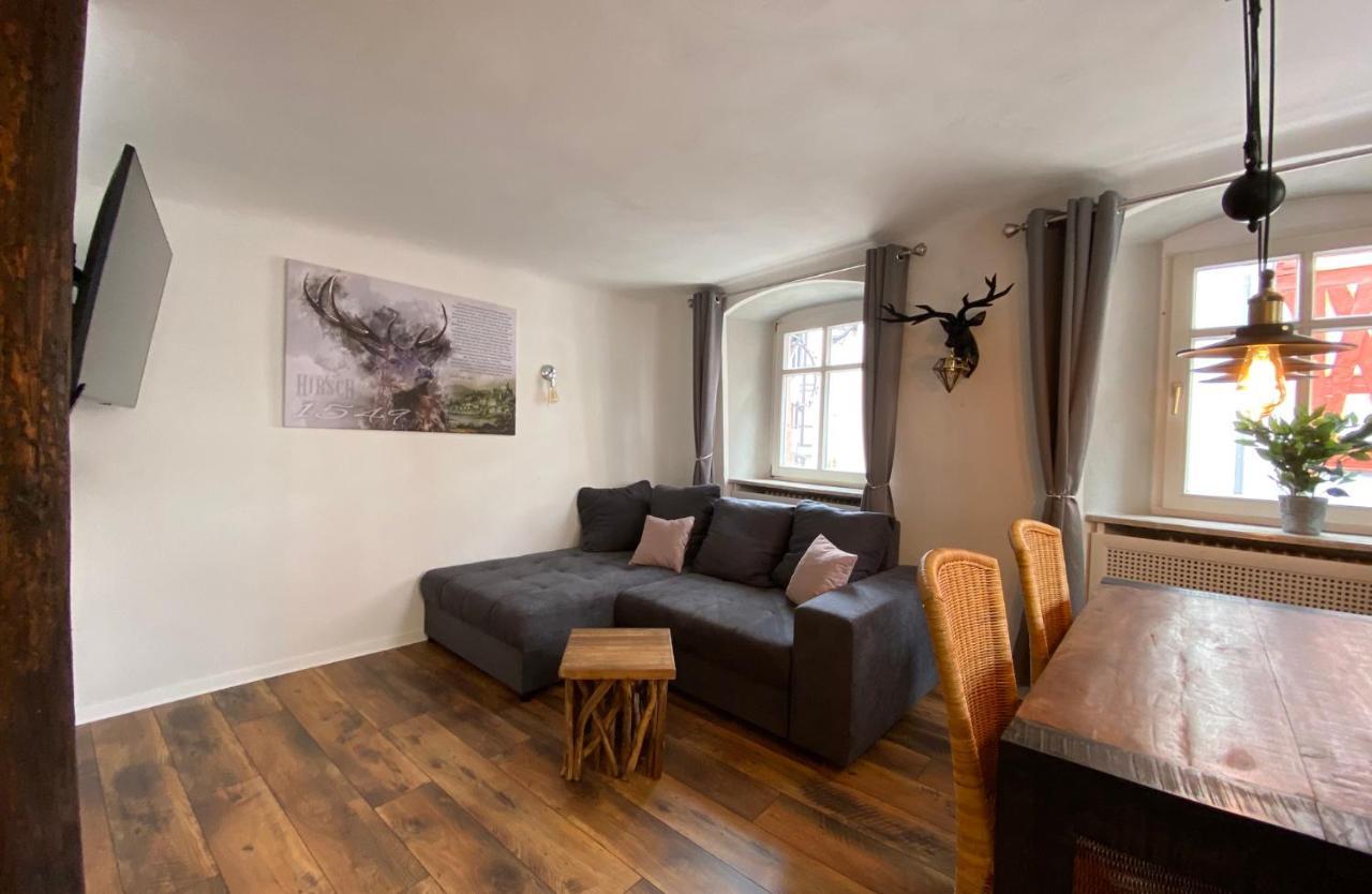 Appartement Schlossberg, Gasthaus Hirsch Hirschhorn Dış mekan fotoğraf